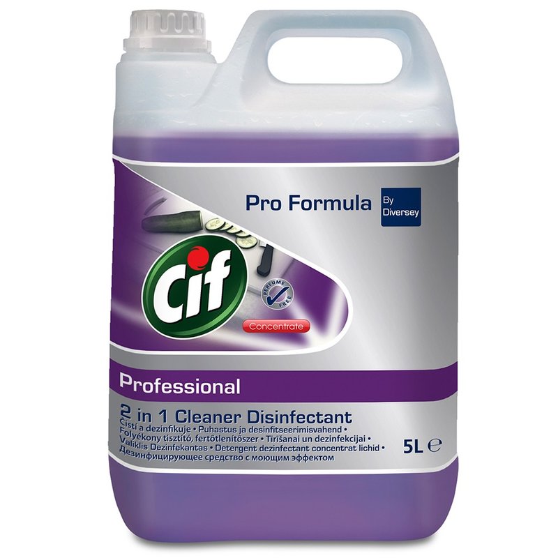 Dezinfectant lichid 2in1 Cif Professional, 5L